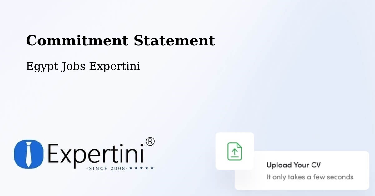 Corporate Commitment – Kafr Saqr - Egypt Jobs Expertini